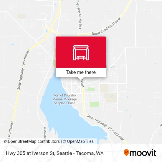 Hwy 305 at Iverson St map
