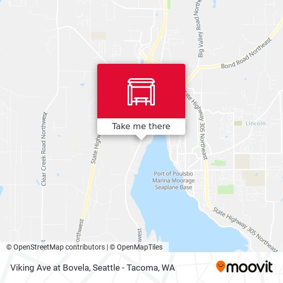 Viking Ave at Bovela map
