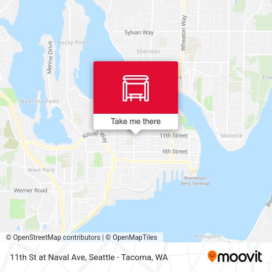 Mapa de 11th St at Naval Ave