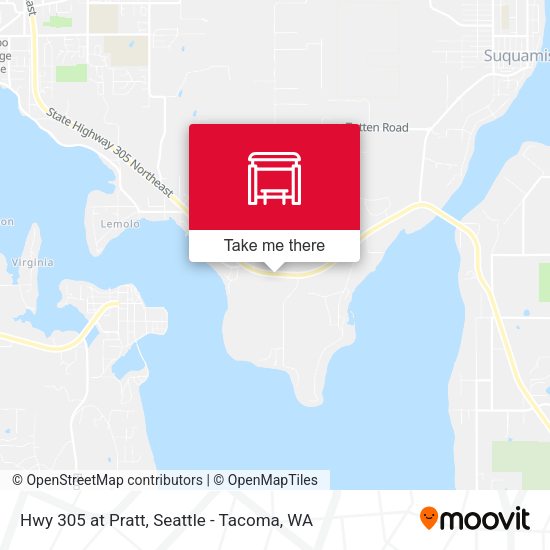 Hwy 305 at Pratt map