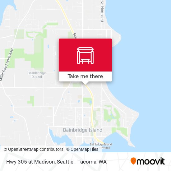 Hwy 305 at Madison map