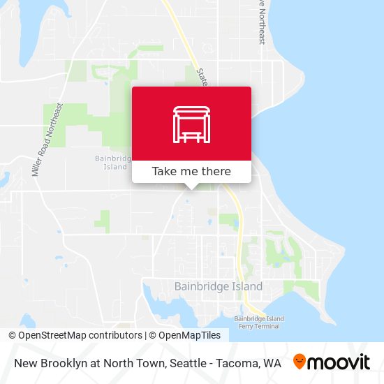 New Brooklyn at North Town map