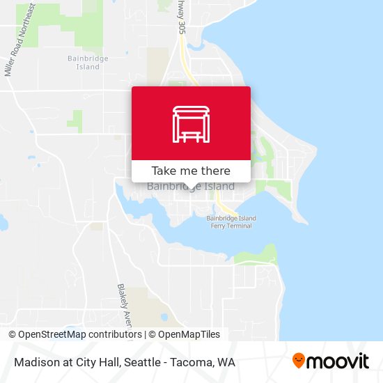 Madison at City Hall map