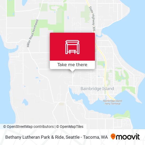Mapa de Bethany Lutheran Park & Ride