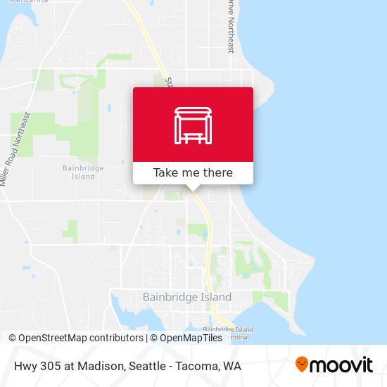 Hwy 305 at Madison map