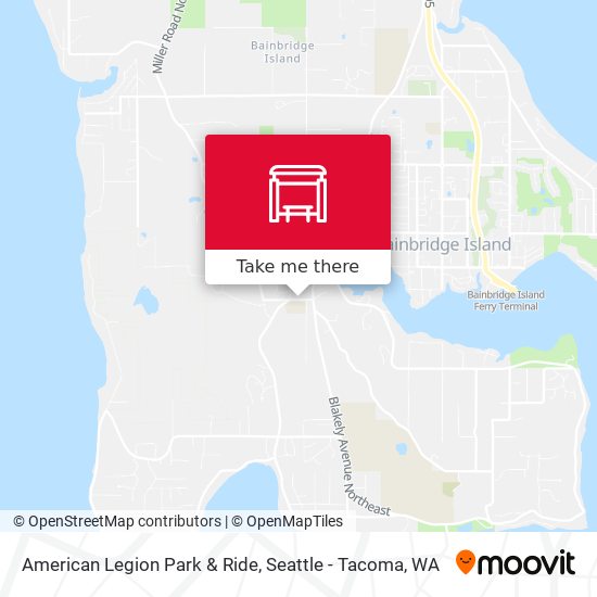 American Legion Park & Ride map