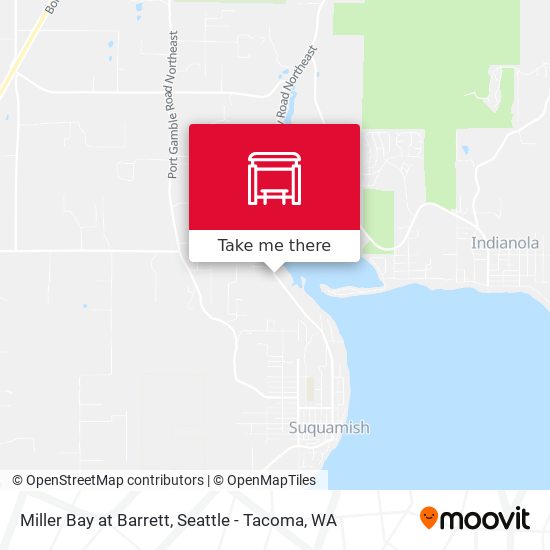 Miller Bay at Barrett map