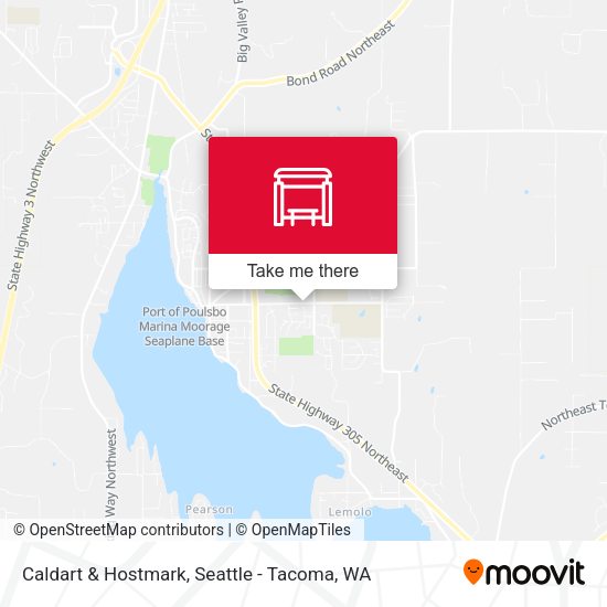 Caldart & Hostmark map