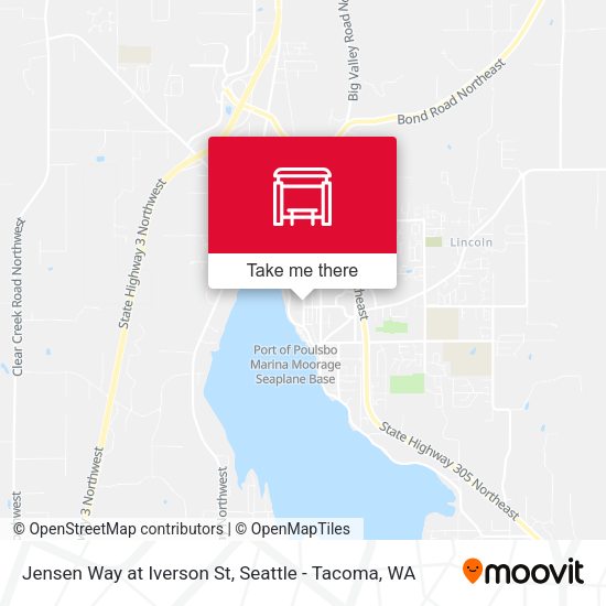 Jensen Way at Iverson St map