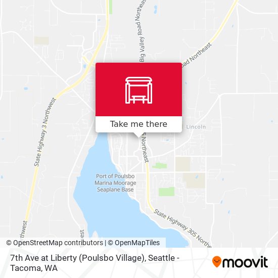 Mapa de 7th Ave at Liberty (Poulsbo Village)