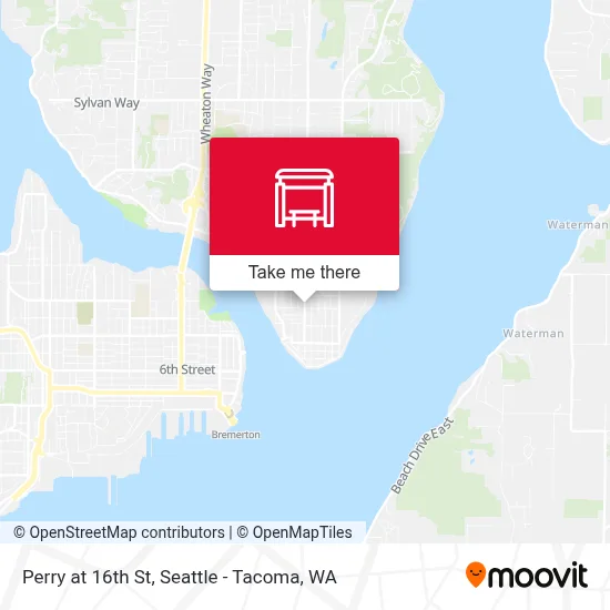 Perry at 16th St map