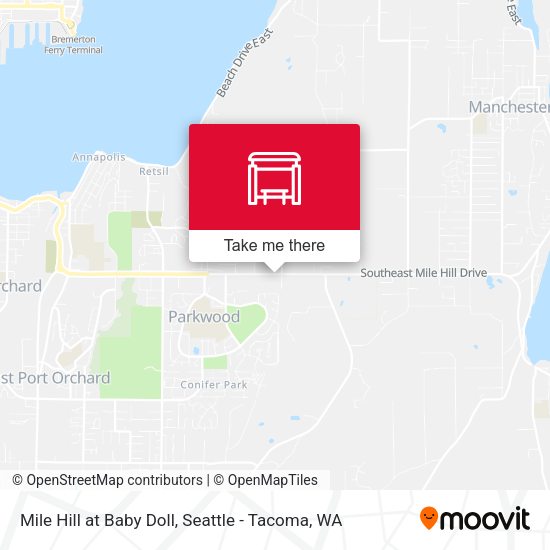 Mile Hill at Baby Doll map