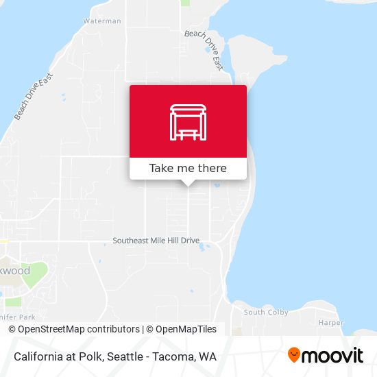 California at Polk map