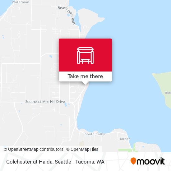 Colchester at Haida map