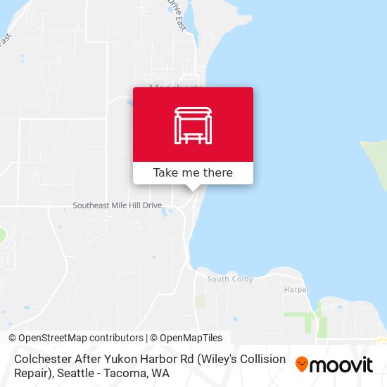Mapa de Colchester After Yukon Harbor Rd (Wiley's Collision Repair)