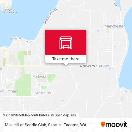 Mile Hill at Saddle Club map