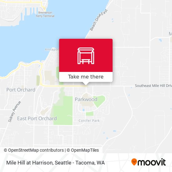 Mile Hill at Harrison map