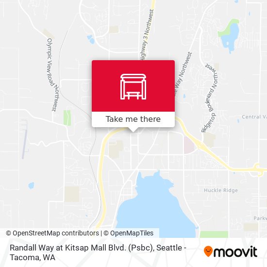 Randall Way at Kitsap Mall Blvd. (Psbc) map