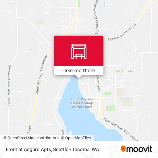 Front at Asgard Apts map