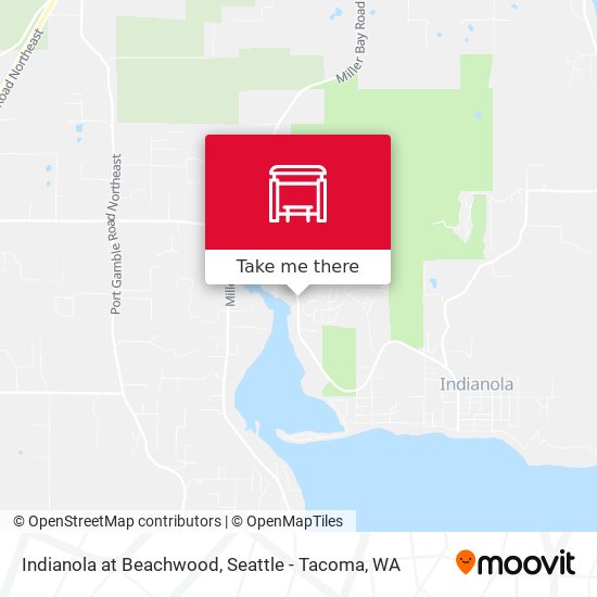 Mapa de Indianola at Beachwood
