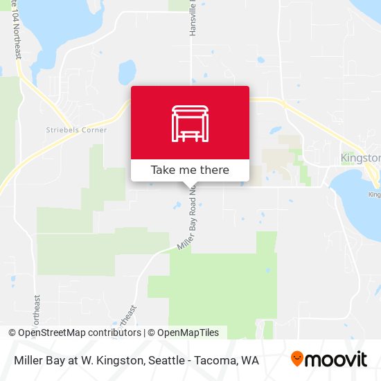 Mapa de Miller Bay at W. Kingston