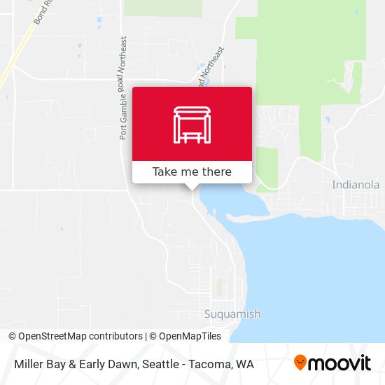 Miller Bay & Early Dawn map