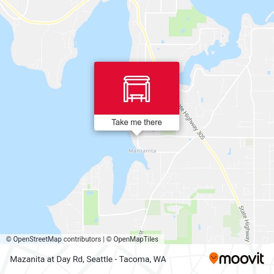 Mazanita at Day Rd map