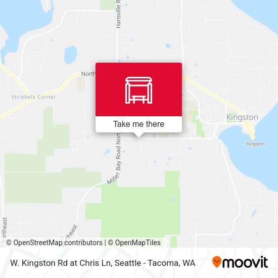 W. Kingston Rd at Chris Ln map