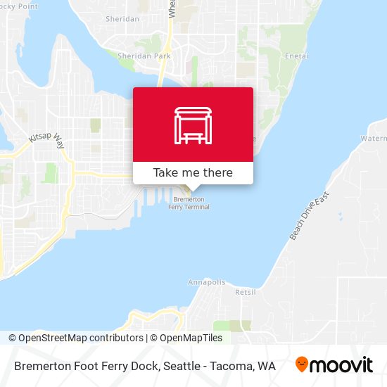 Mapa de Bremerton Foot Ferry Dock