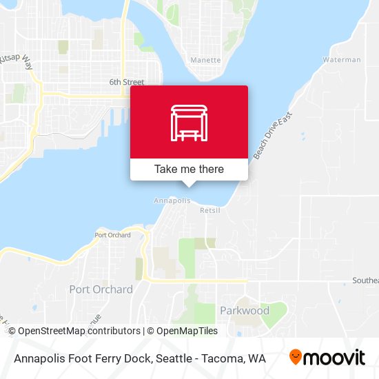 Mapa de Annapolis Foot Ferry Dock