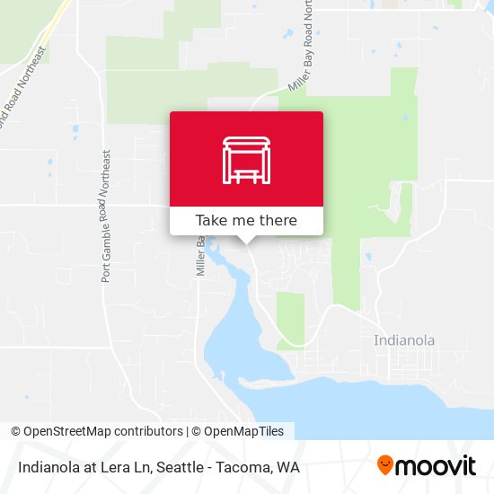 Mapa de Indianola at Lera Ln