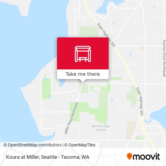Mapa de Koura at Miller