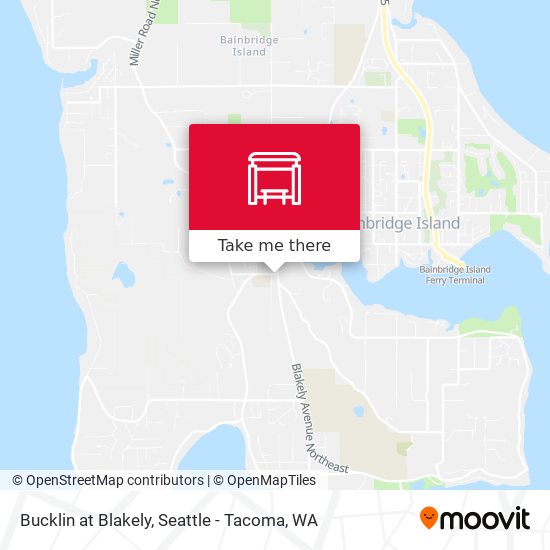 Bucklin at Blakely map
