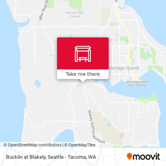 Bucklin at Blakely map