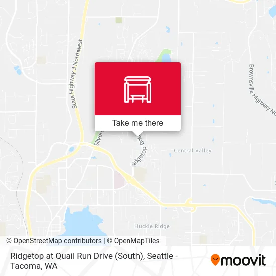 Ridgetop at Quail Run Drive (South) map