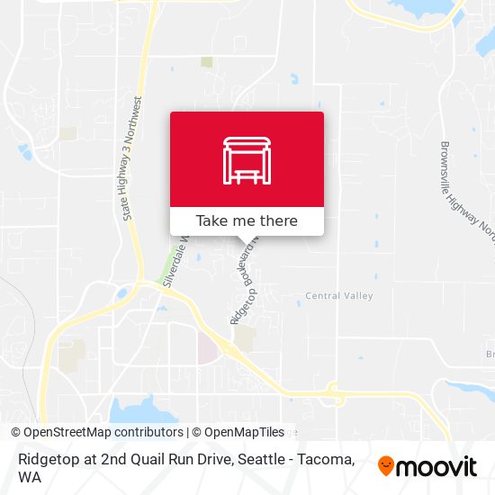 Mapa de Ridgetop at 2nd Quail Run Drive