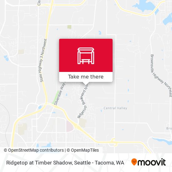 Ridgetop at Timber Shadow map