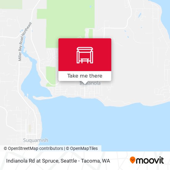 Mapa de Indianola Rd at Spruce