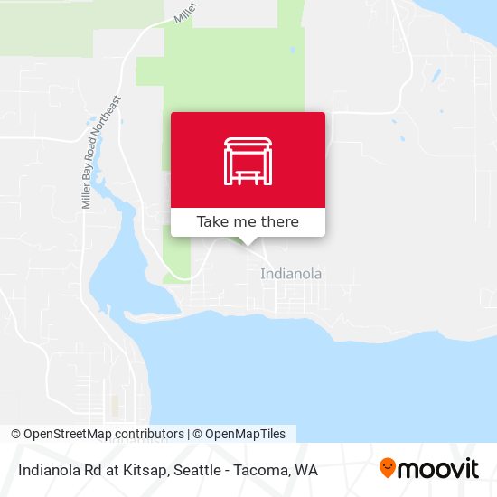 Indianola Rd at Kitsap map