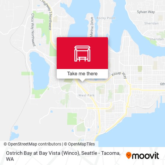 Ostrich Bay at Bay Vista (Winco) map