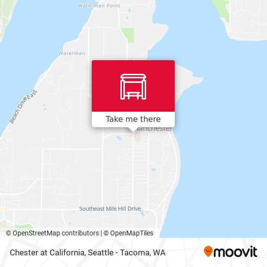 Chester at California map