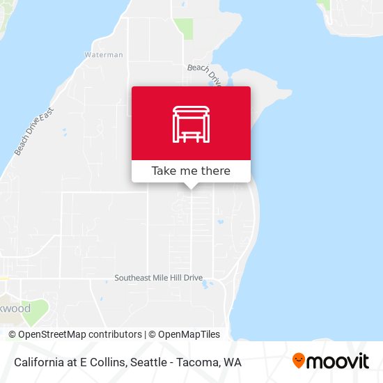 California at E Collins map