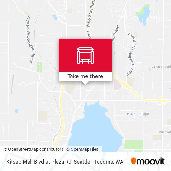 Kitsap Mall Blvd at Plaza Rd map