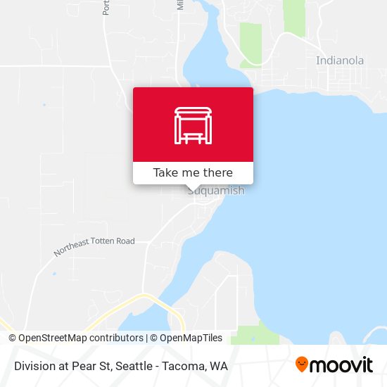Division at Pear St map