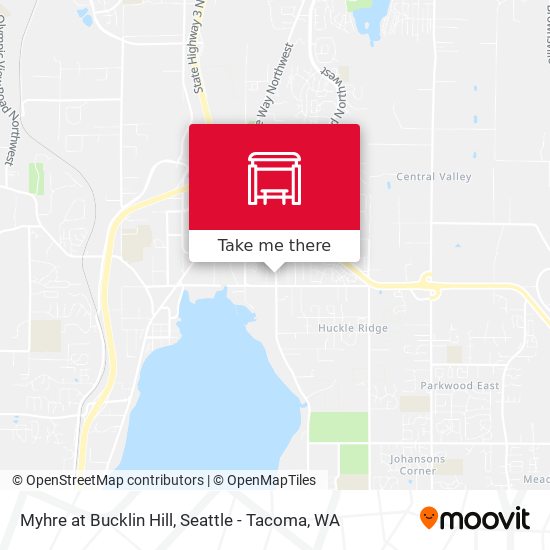 Myhre at Bucklin Hill map