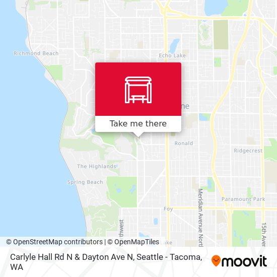 Carlyle Hall Rd N & Dayton Ave N map