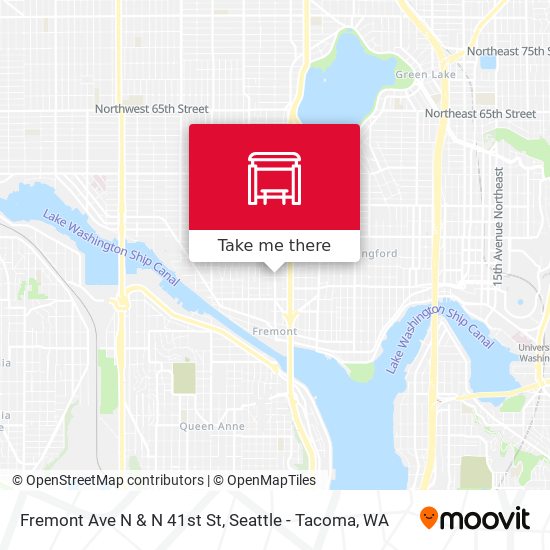 Mapa de Fremont Ave N & N 41st St