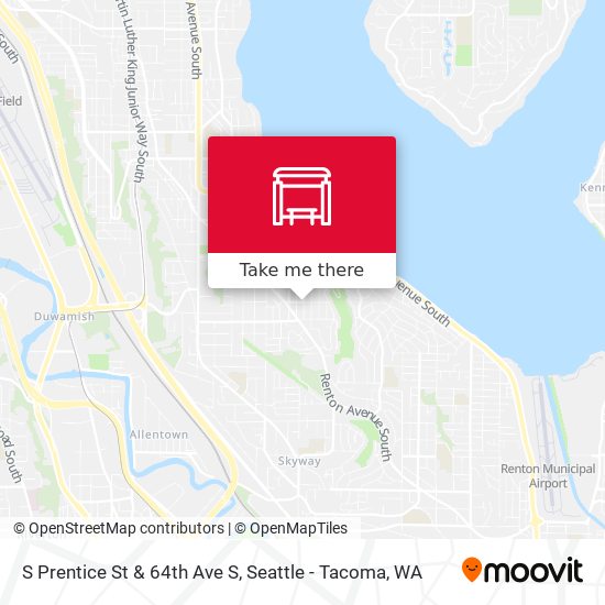 S Prentice St & 64th Ave S map