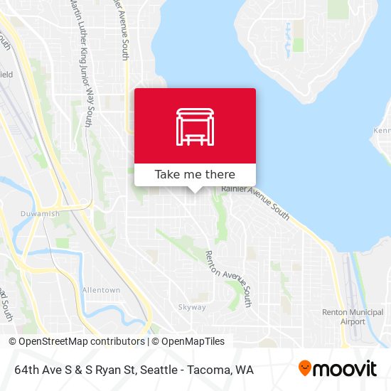 Mapa de 64th Ave S & S Ryan St