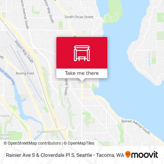 Mapa de Rainier Ave S & Cloverdale Pl S